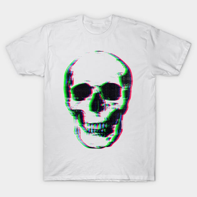 Trippy Skull T-Shirt by SeaGreen